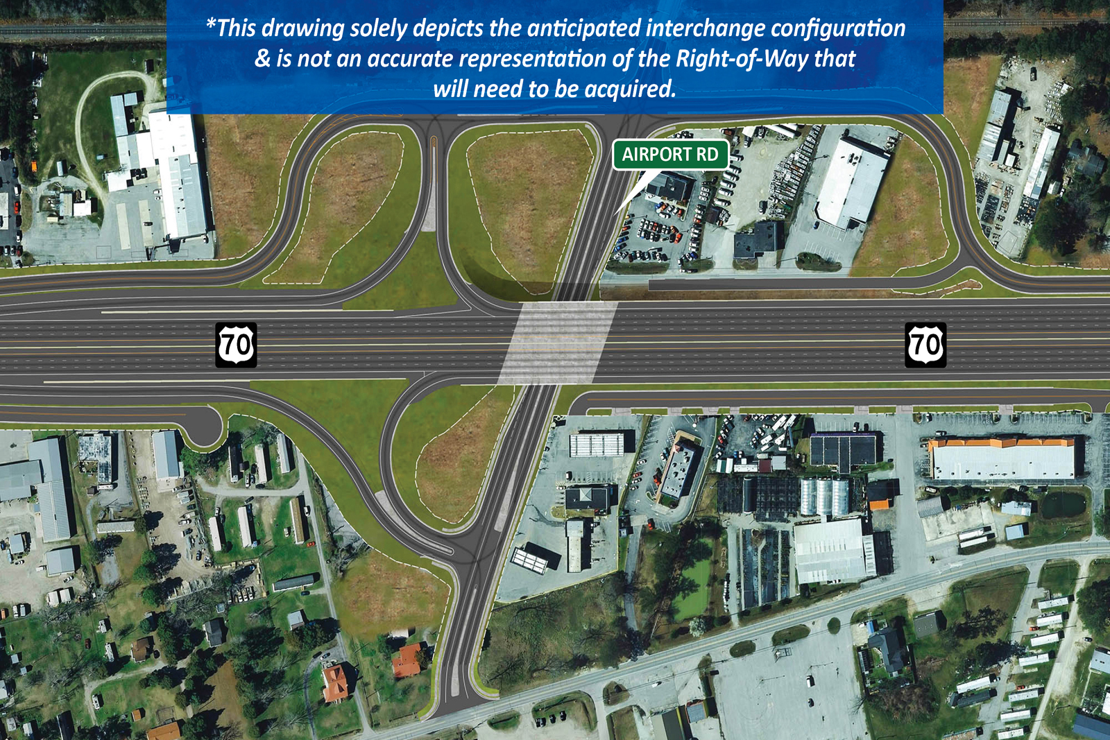 Airport Road Interchange at U.S. 70